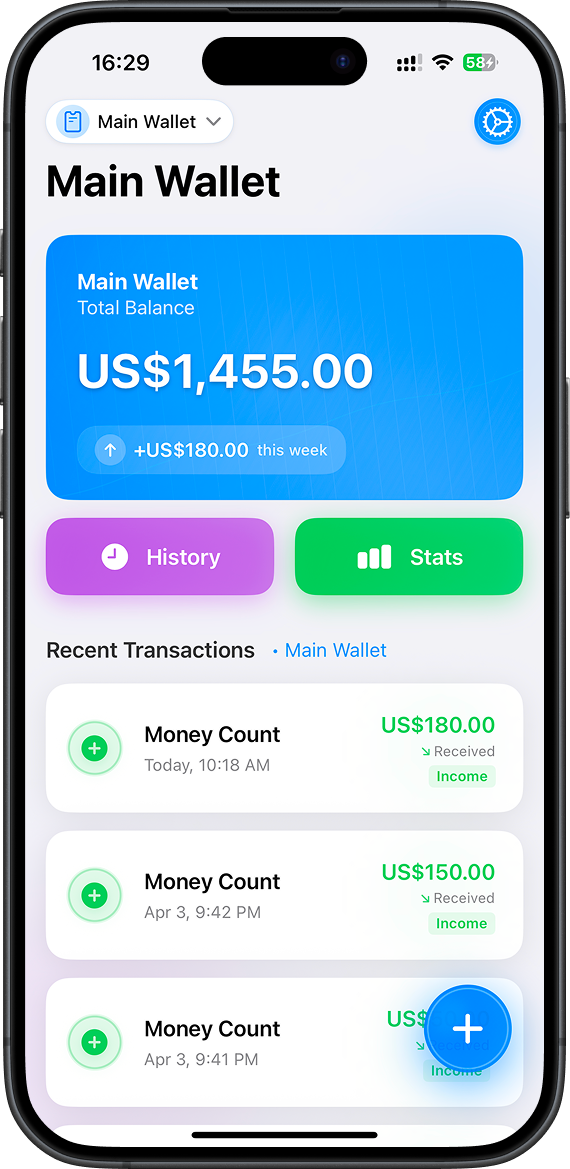 Money Counter App Screenshot 1